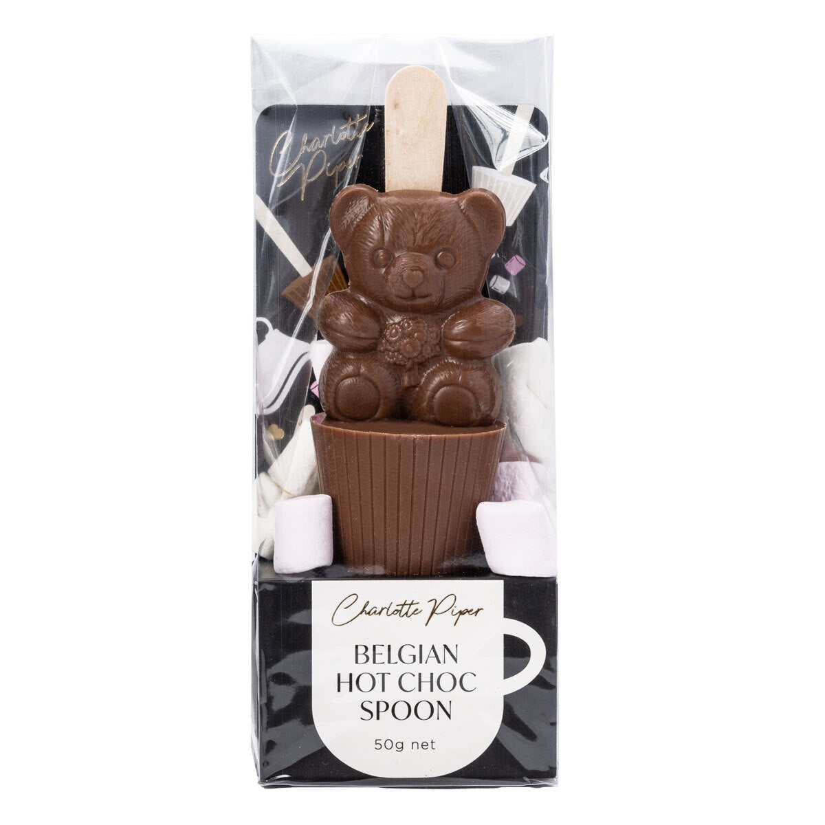 Charlotte Piper Hot Chocolate Teddy Bear Spoon - 50gm