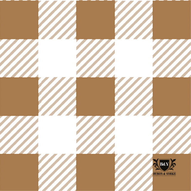 Gold Gingham Napkin