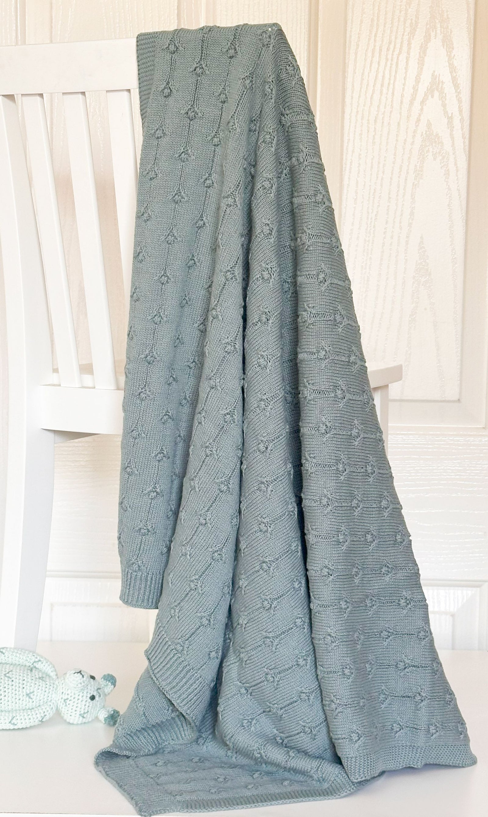 Joy Bubble Knit Blanket