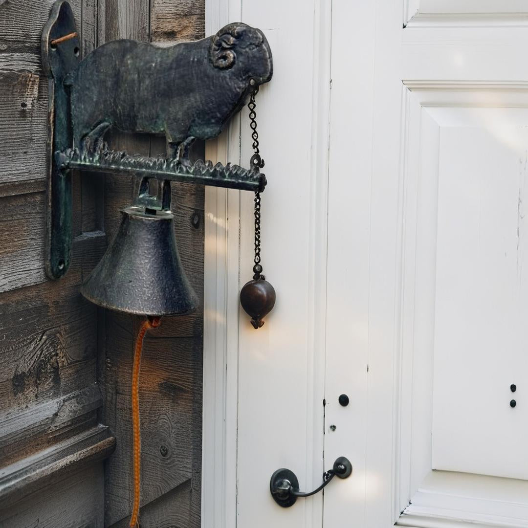 Cast Iron Doorpost with Bell