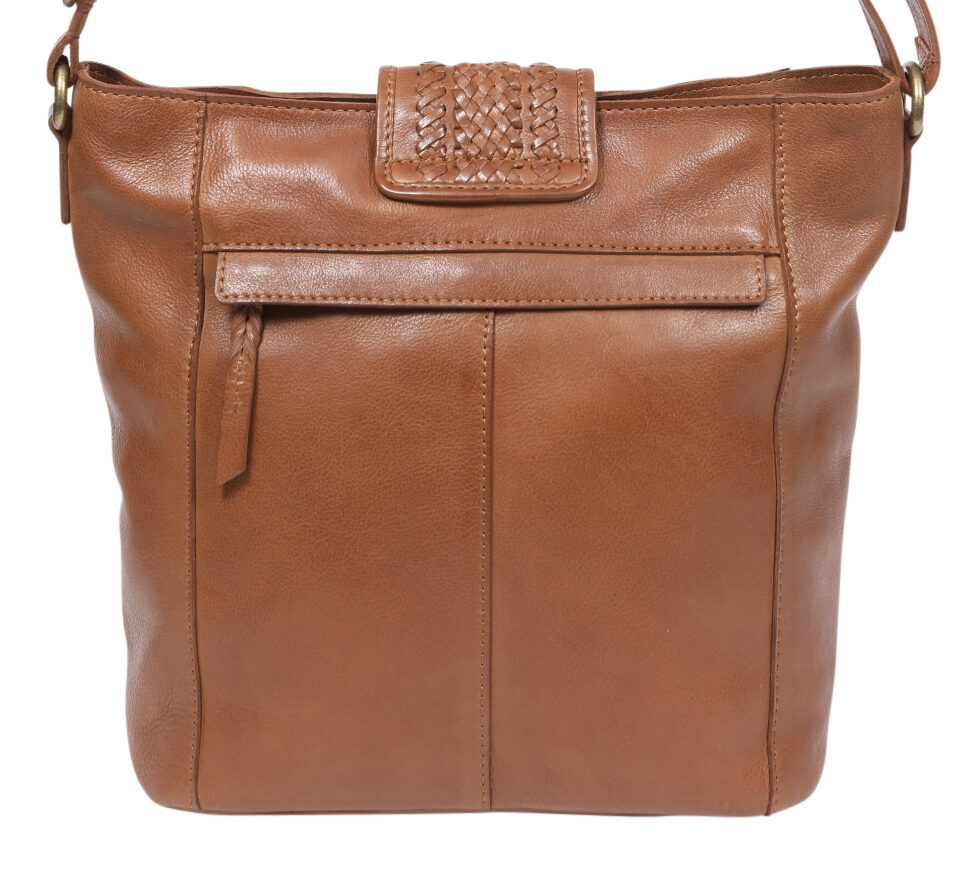 Leather Shoulder/Crossbody Bag 7856