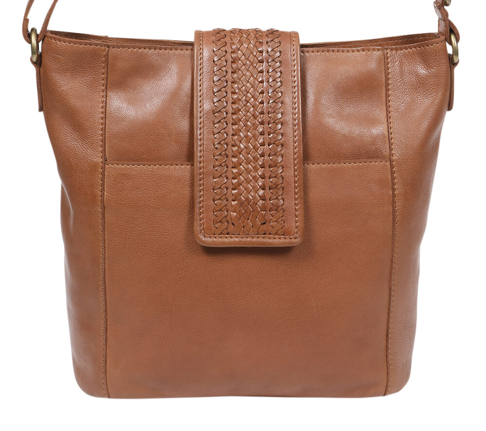 Leather Shoulder/Crossbody Bag 7856