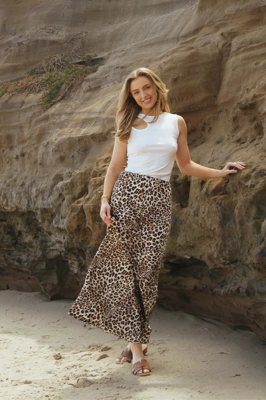Donna Skirt - Leopard
