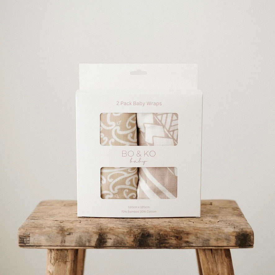 Mill & Hide - Bo & Ko Baby - 2 Pack Wraps
