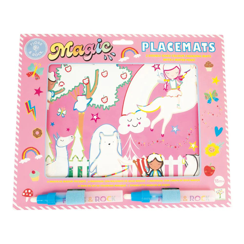 Floss & Rock Magic Water Mats - Rainbow Fairy