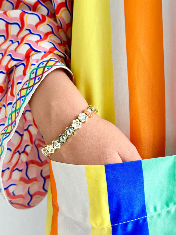 Gold Flower Bracelet