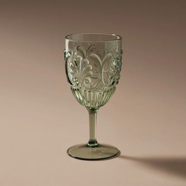 Mill & Hide - Indigo Love - Flemington Wine Glass - Acrylic