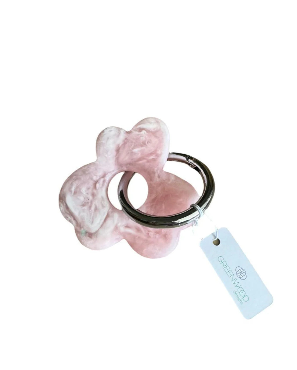 Mill & Hide - Greenwood Designs - Floral Resin Keyring