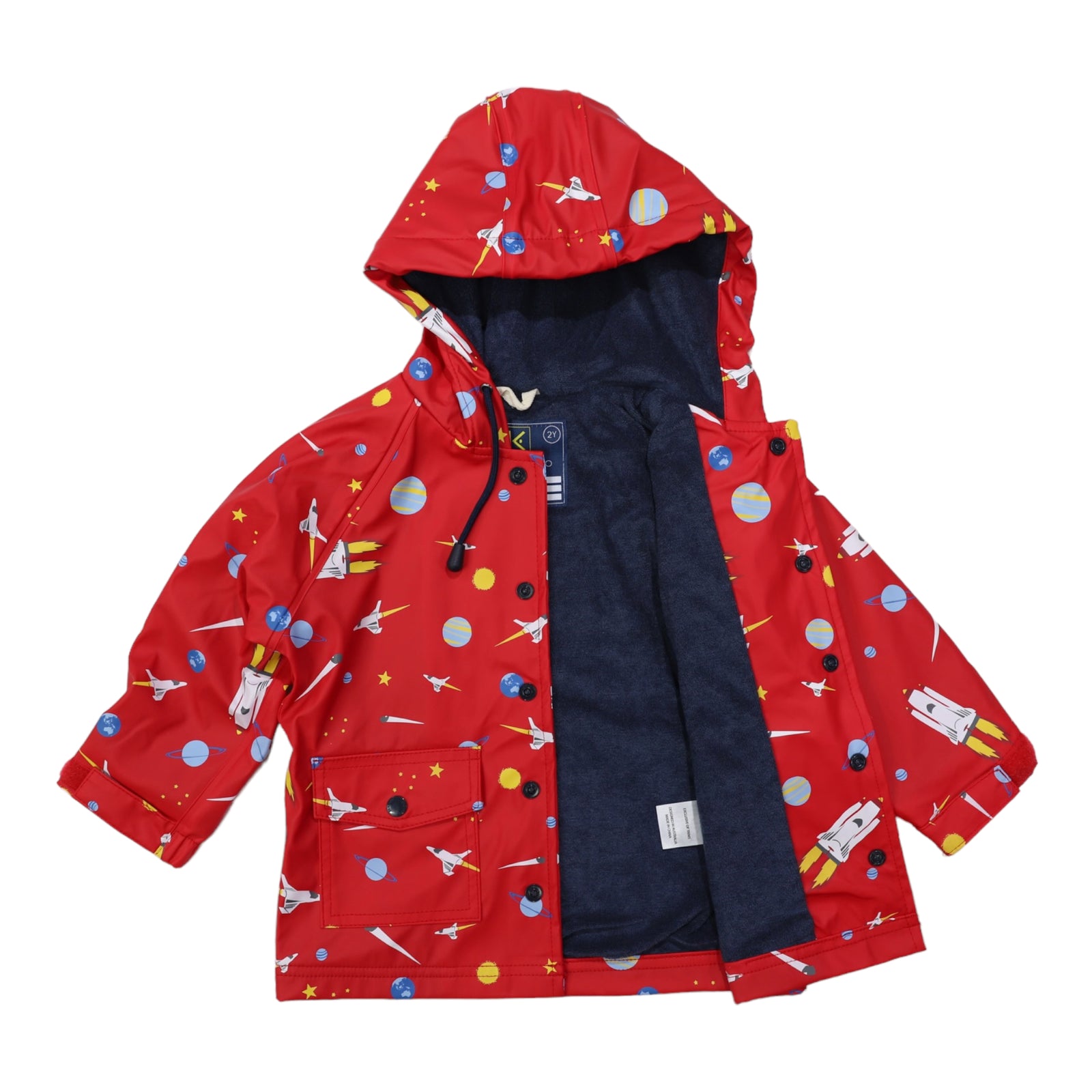 Mill & Hide - Korango - Raincoat - Space Rocket Red