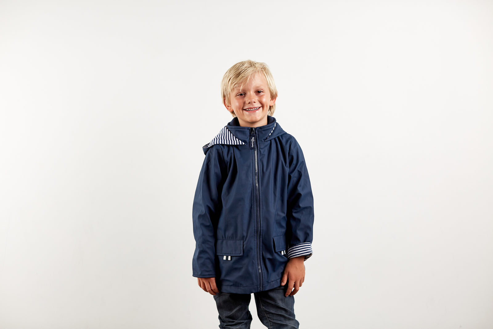 Mill & Hide - French Soda - Kids Raincoat - Navy