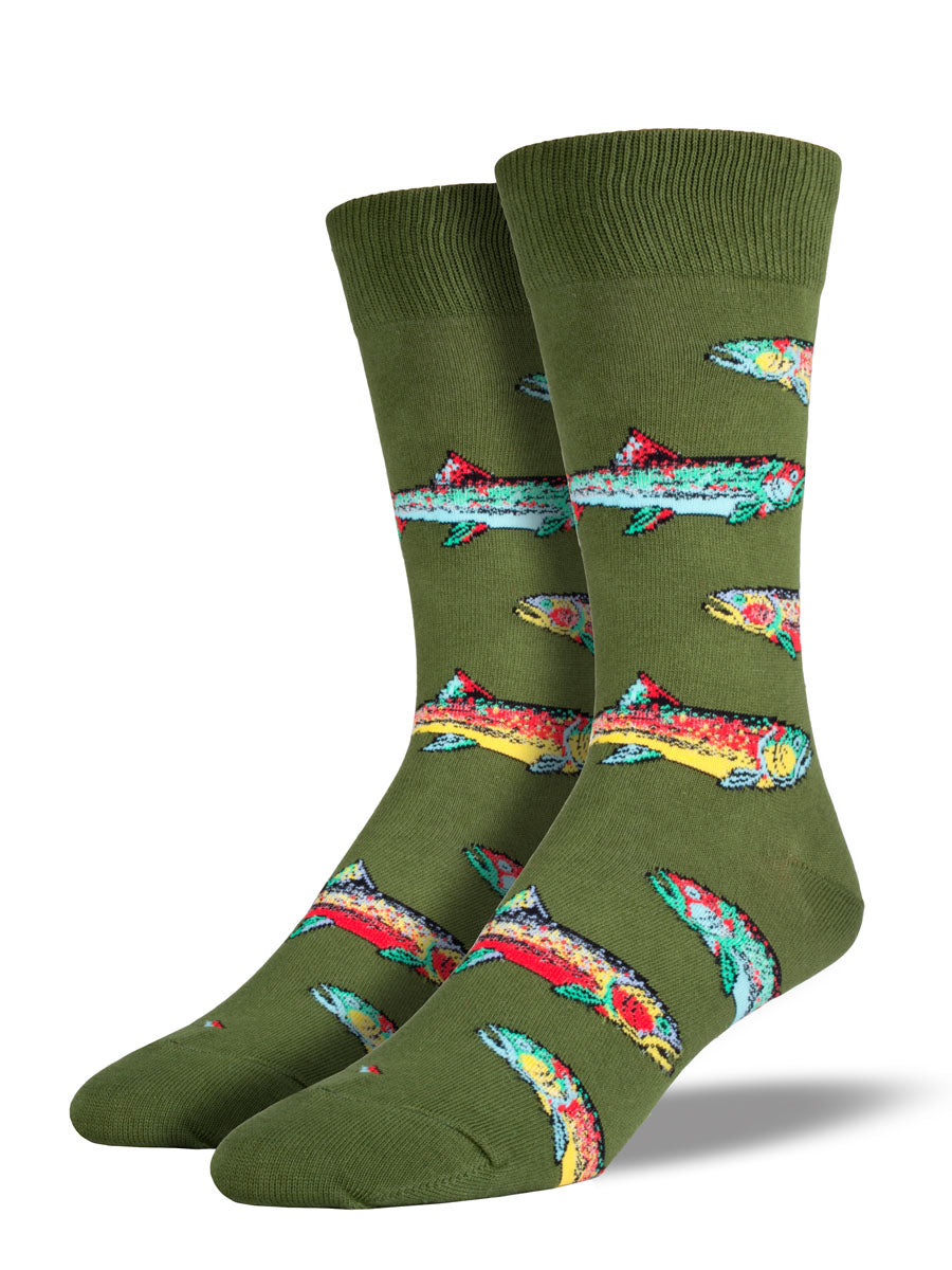 Mill & Hide - Bobangles - Socksmith Mens Socks - Trout Parrot