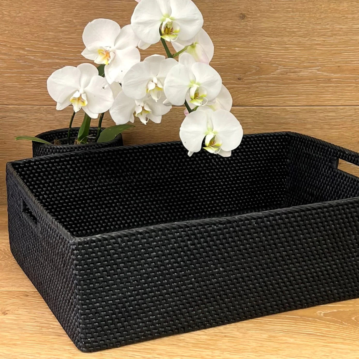 Rattan Magazine Basket