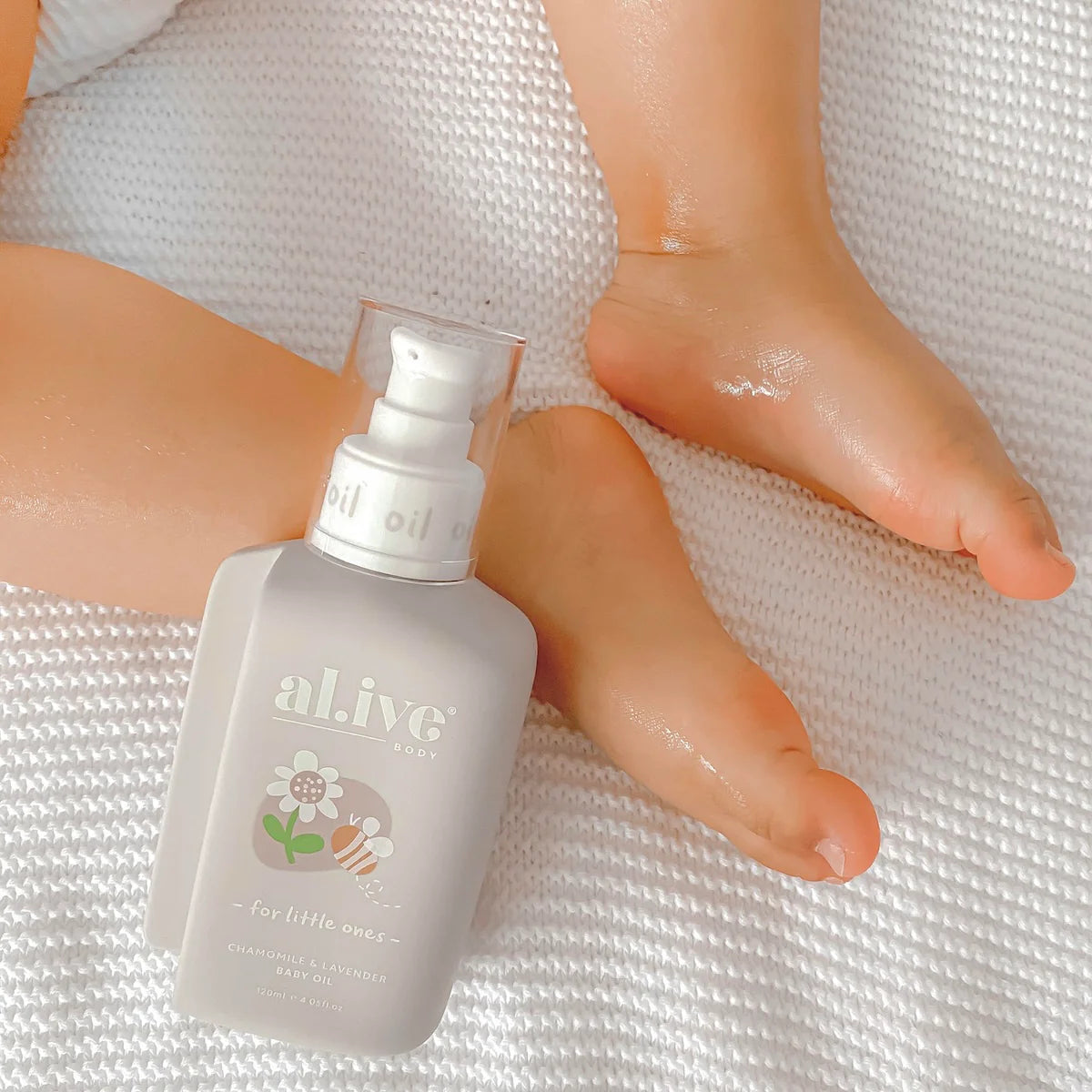 al.ive body - Chamomile & Lavender Baby Oil
