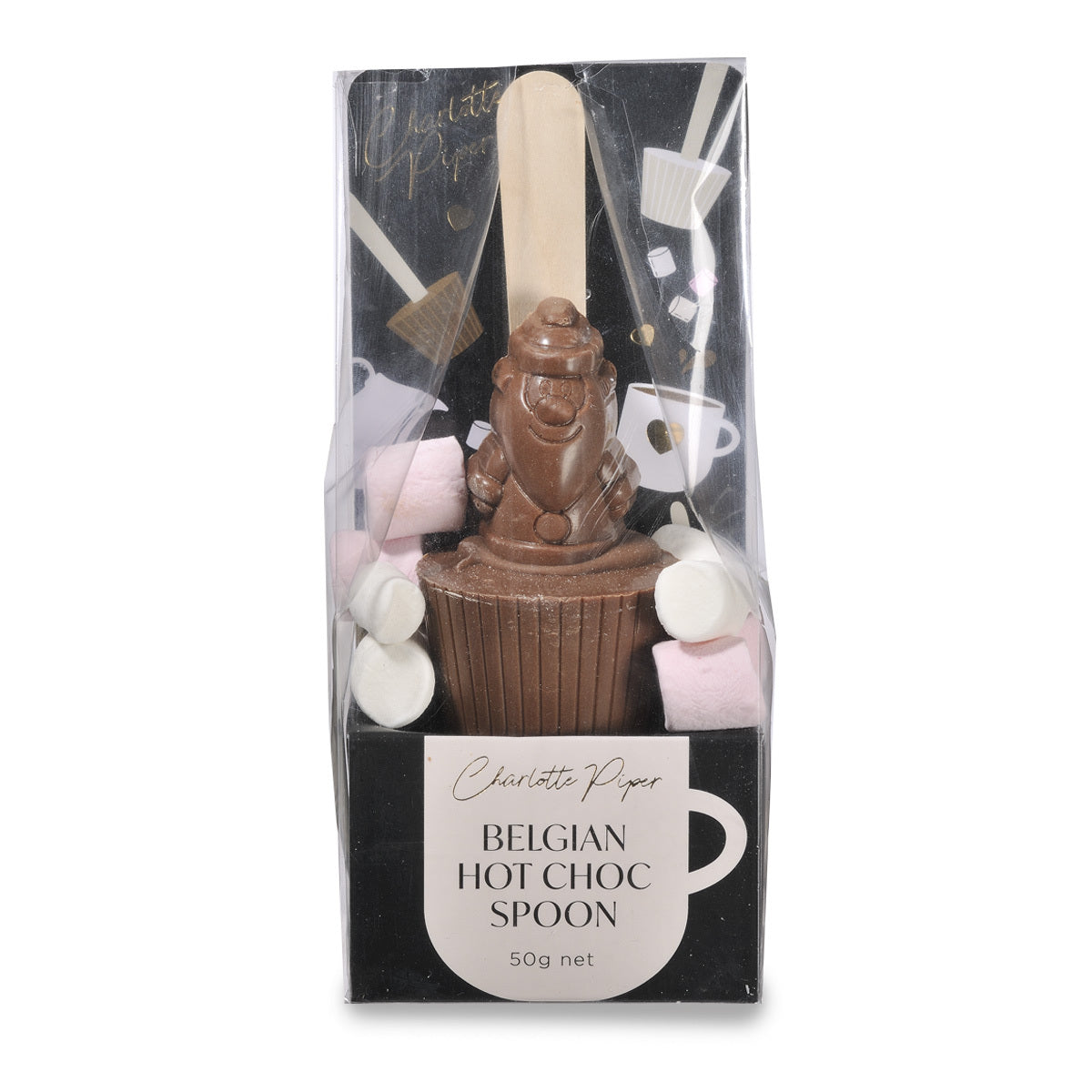 Charlotte Piper Hot Chocolate Spoon Santa - 50gm