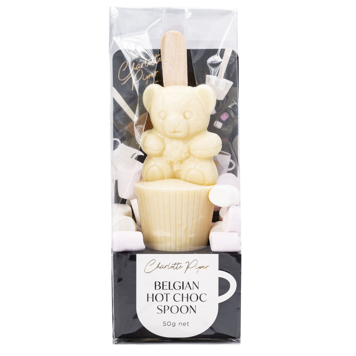 Charlotte Piper Hot Chocolate Teddy Bear Spoon - 50gm