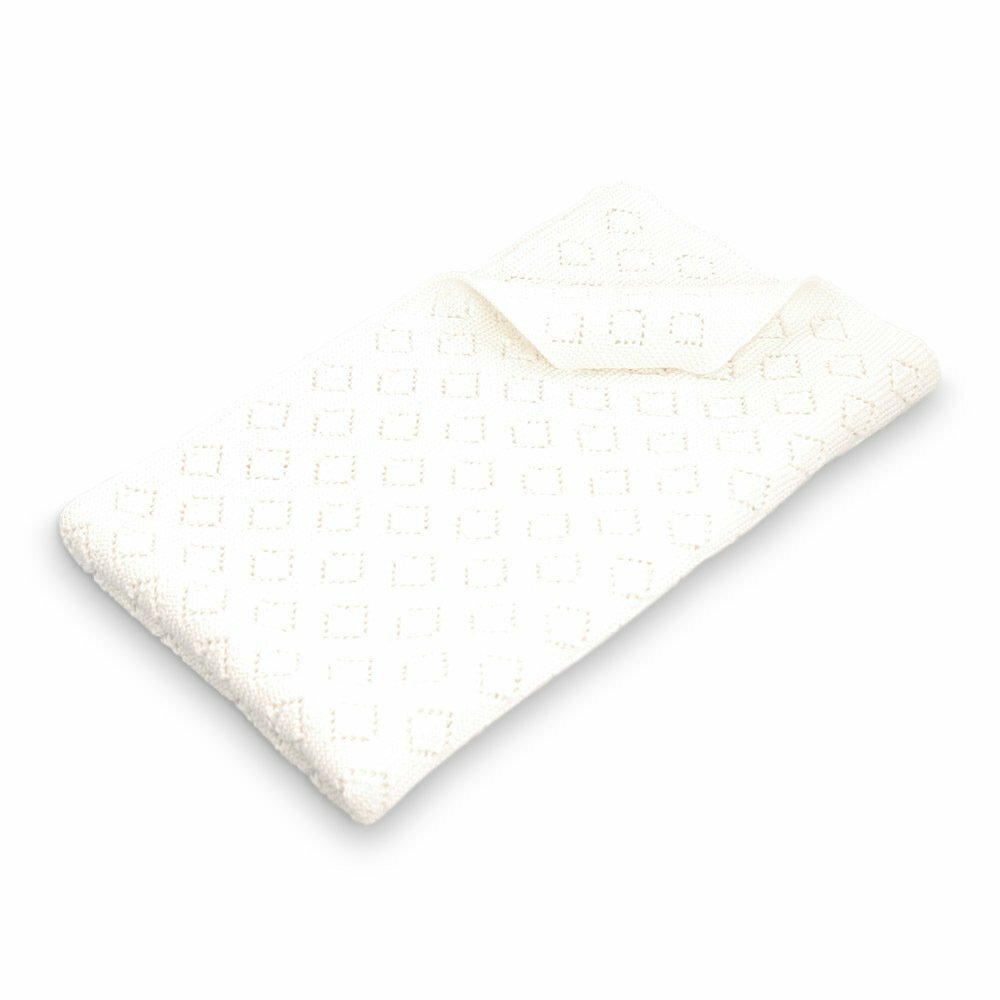 Milo Diamond Knit Baby Blanket