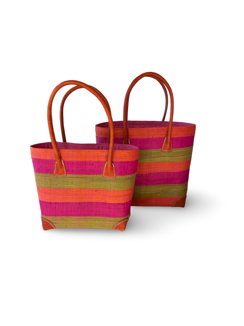 Mill &amp; Hide - Sissy Bags - Striped Basket - Fairyfloss