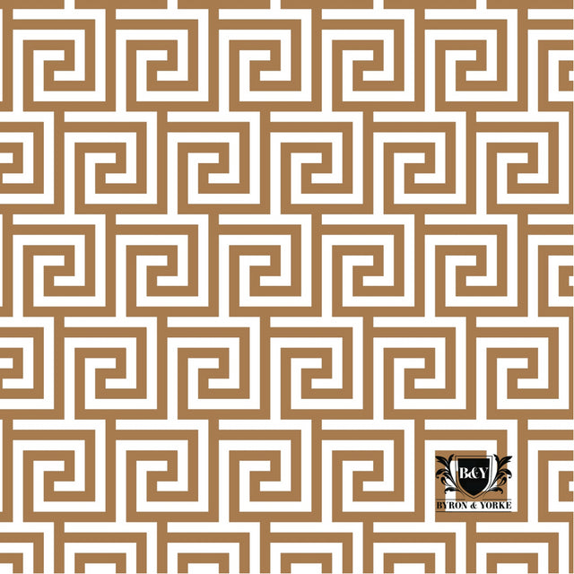 Gold Grecian Key Dinner Napkin