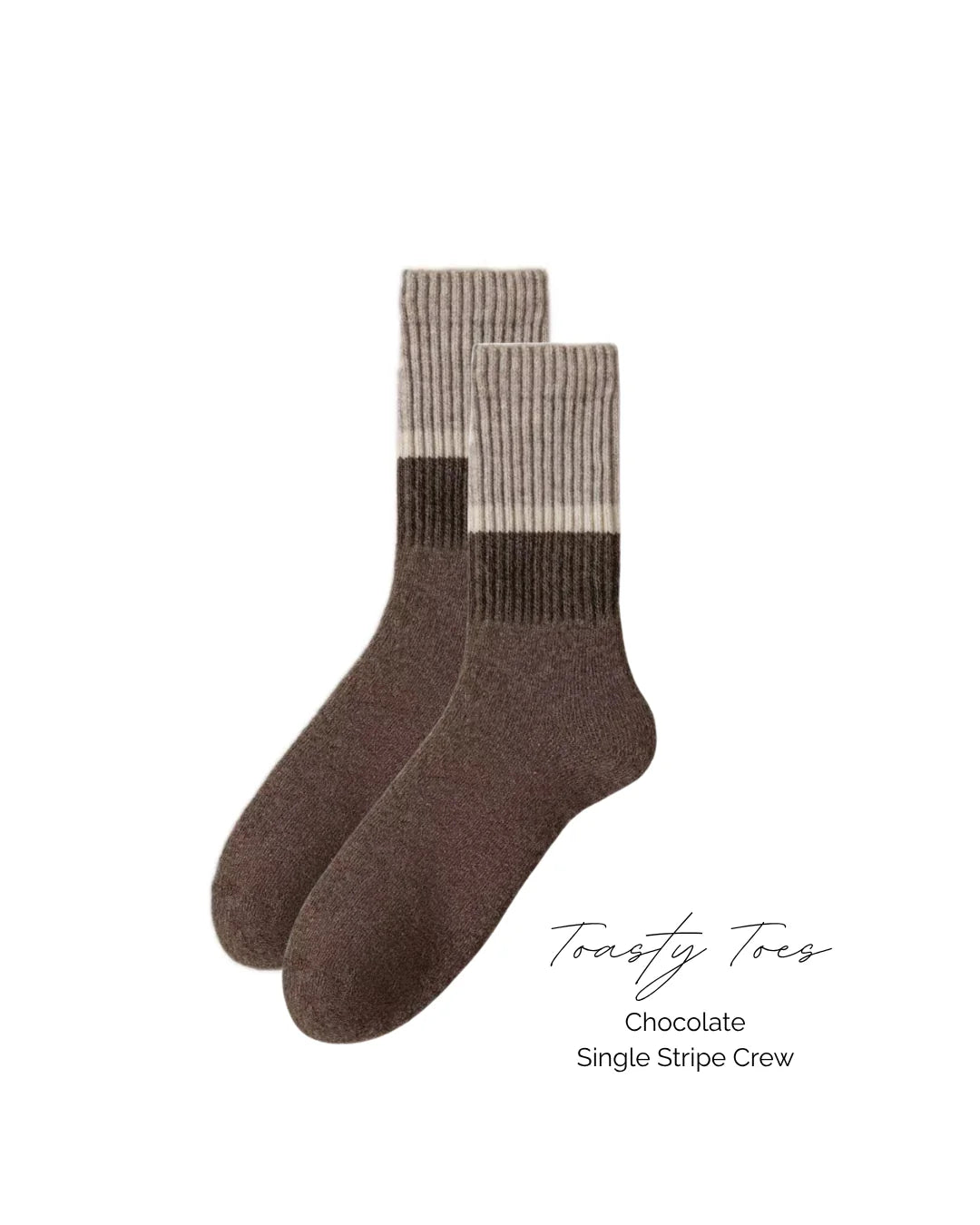 Toasty Toes Woollen Crew Socks