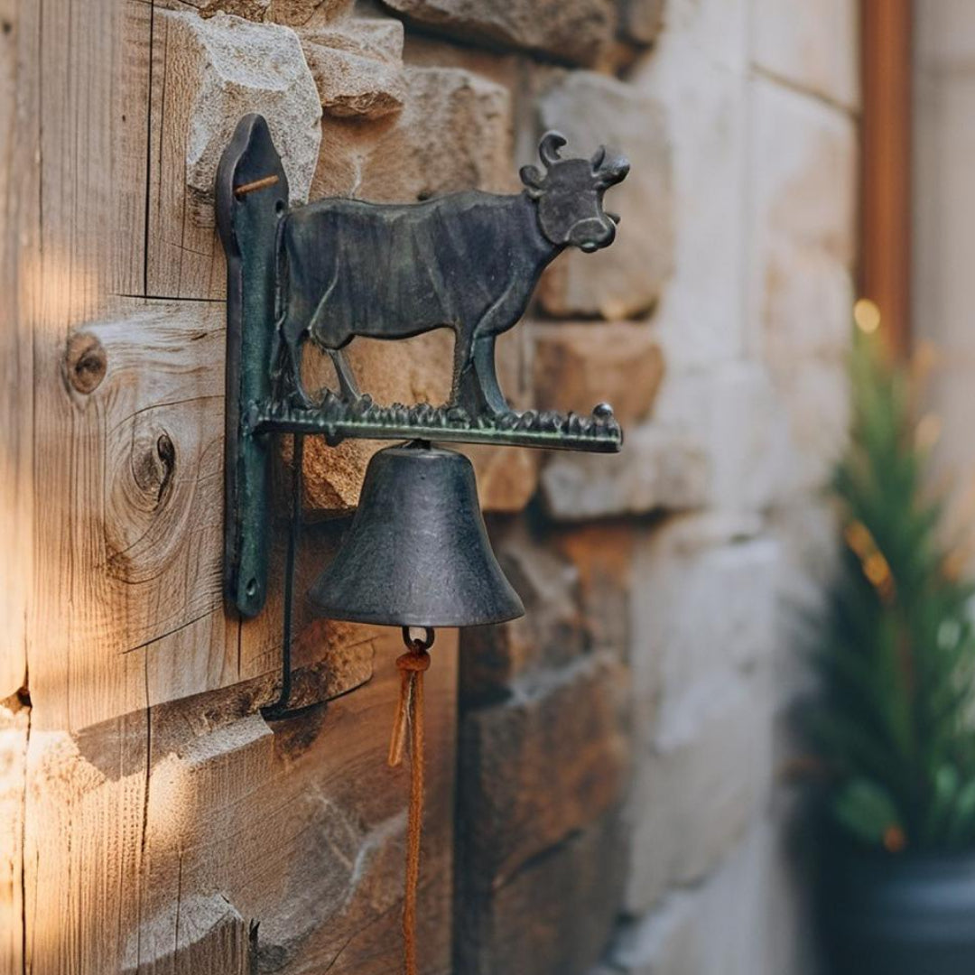 Cast Iron Doorpost with Bell