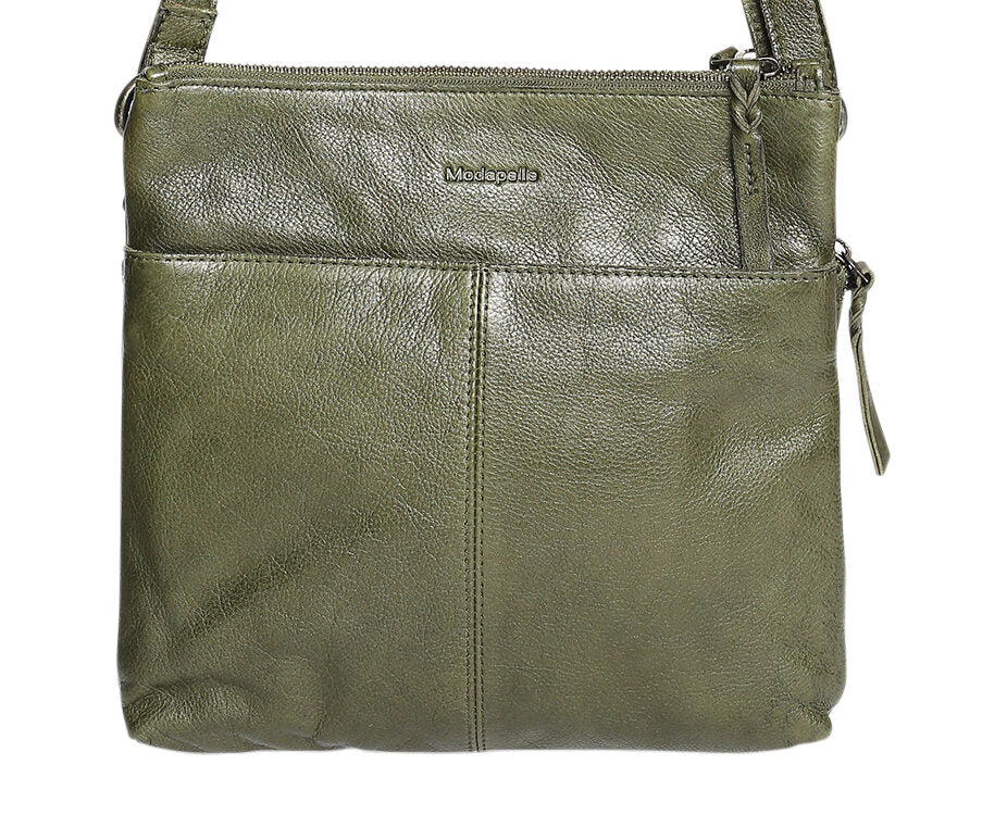 Leather Shoulder/Crossbody Bag 7764