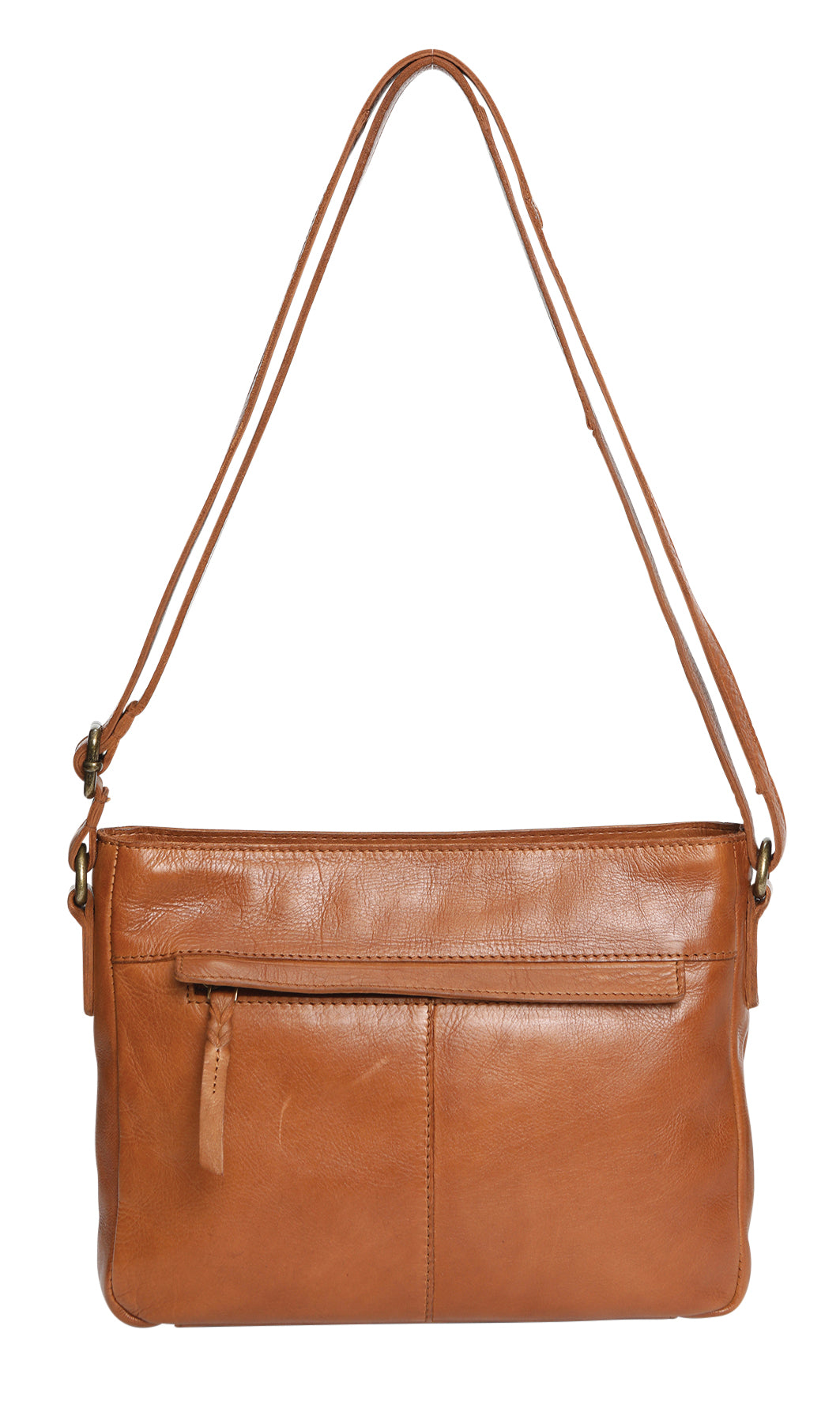 Leather Shoulder/Crossbody Bag 7846