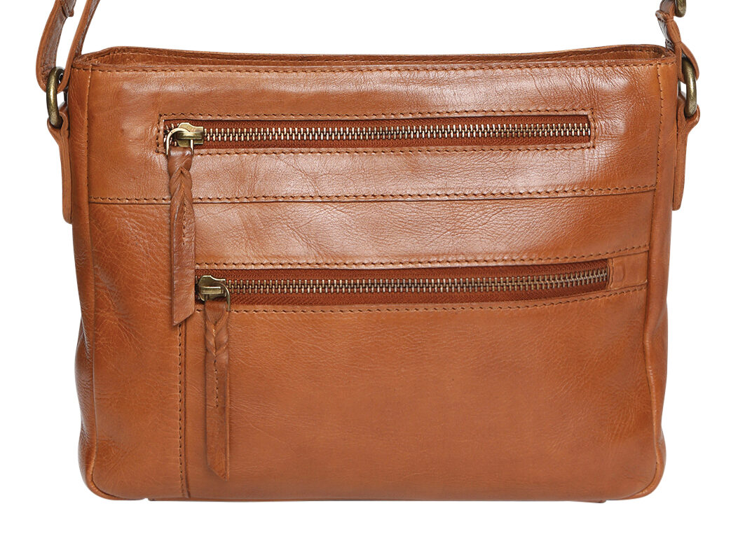 Leather Shoulder/Crossbody Bag 7846