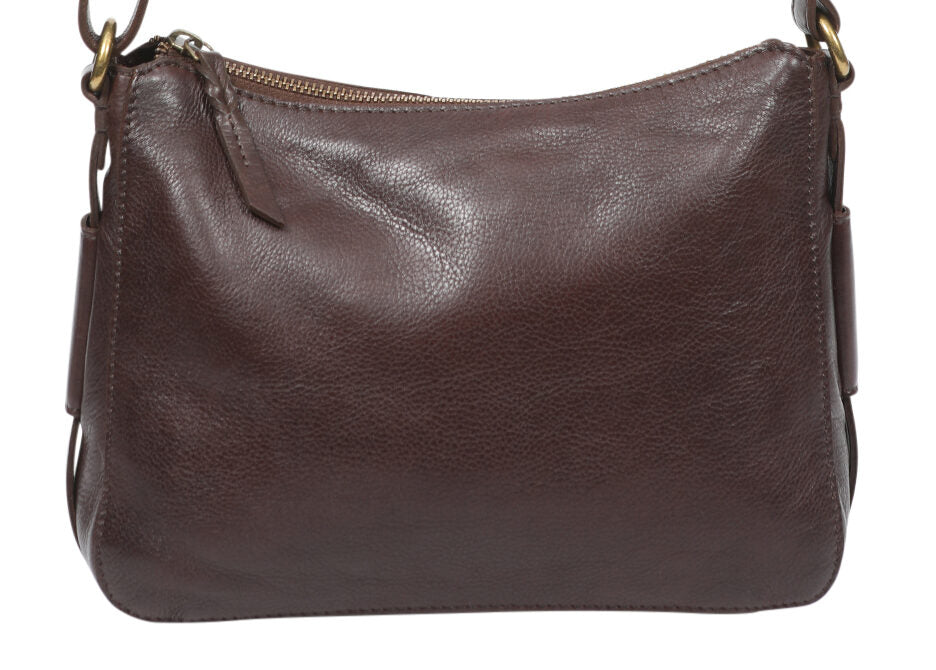 Leather Shoulder/Crossbody Bag 7853