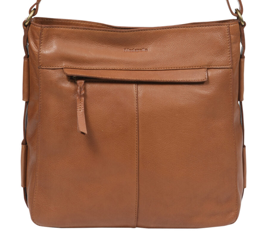 Leather Shoulder/Crossbody Bag 7854