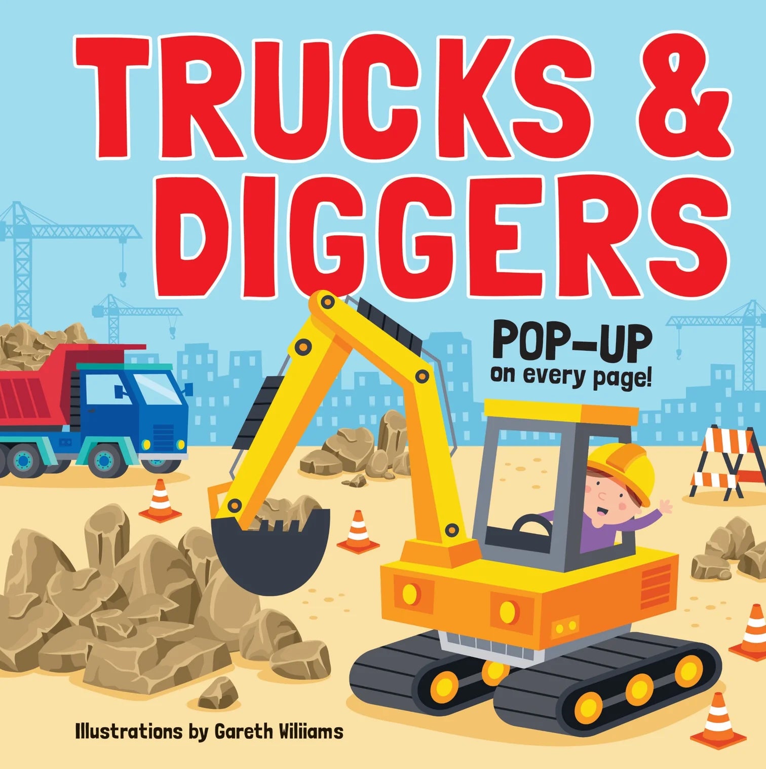 Pop Up Book - Trucks & Diggers