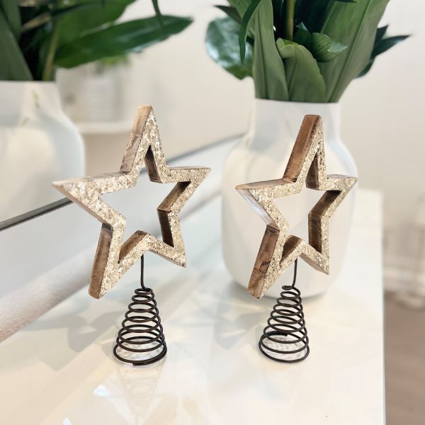 Lucia Tree Top Star - Champagne