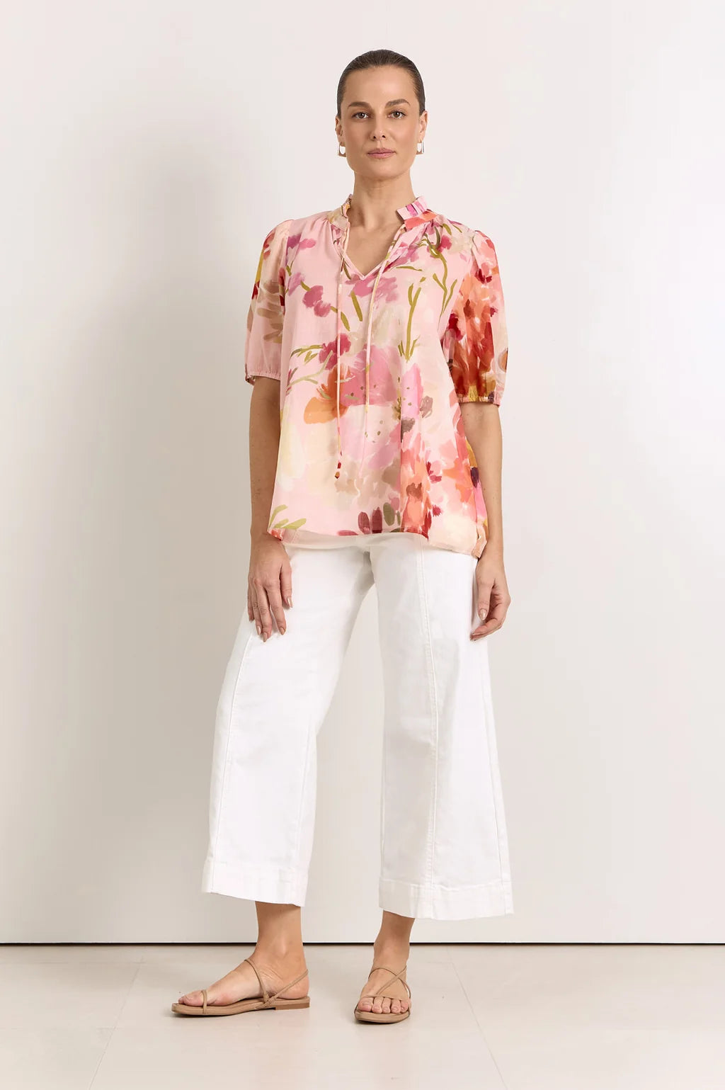 Sandra Cotton Top - Cotswolds