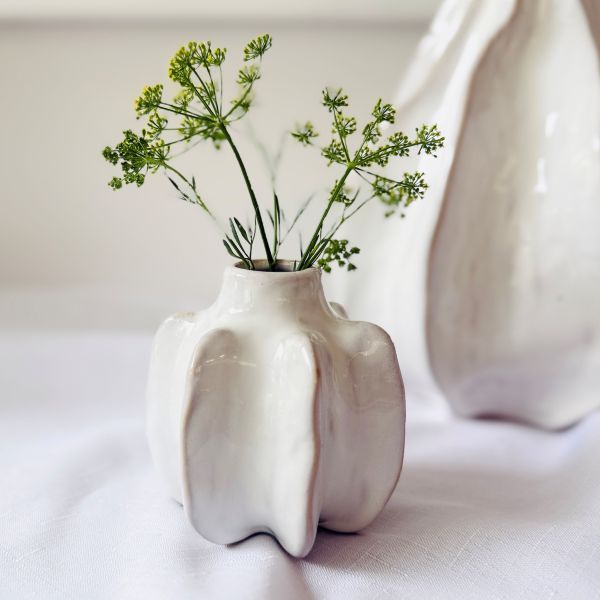 Rise Ribbed Vase
