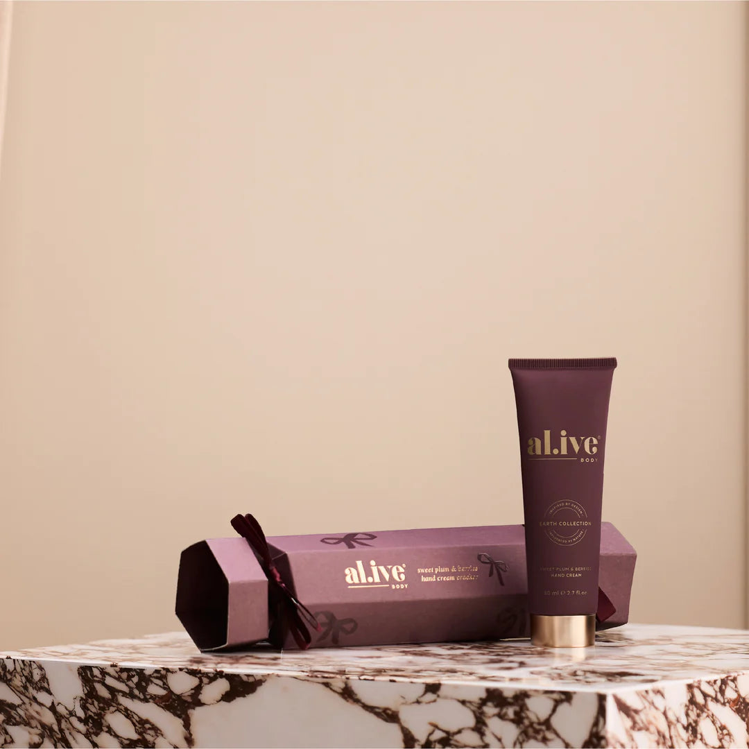 al.ive body - Hand Cream Cracker - Sweet Plum &amp; Berries
