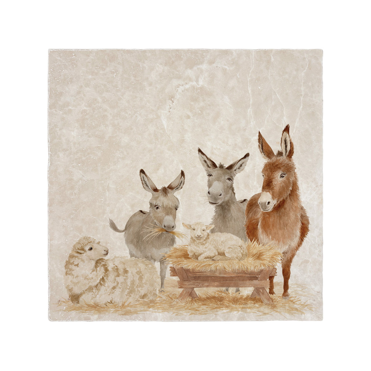 The Humble Hare - Away In A Manger Large Platter