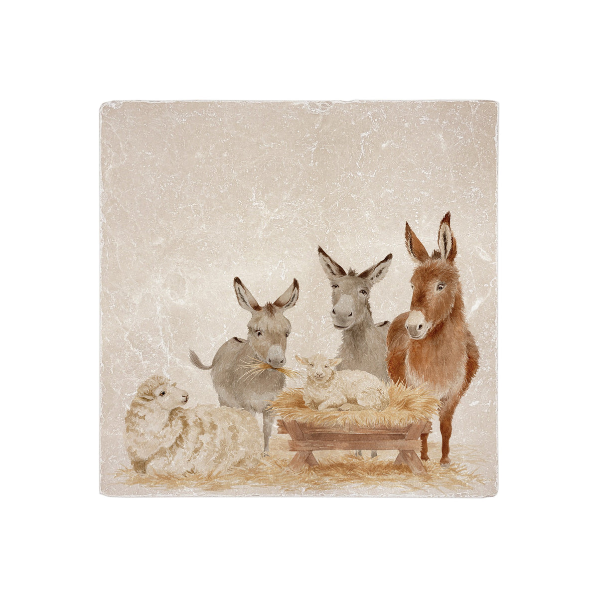 The Humble Hare - Away In A Manger Medium Platter
