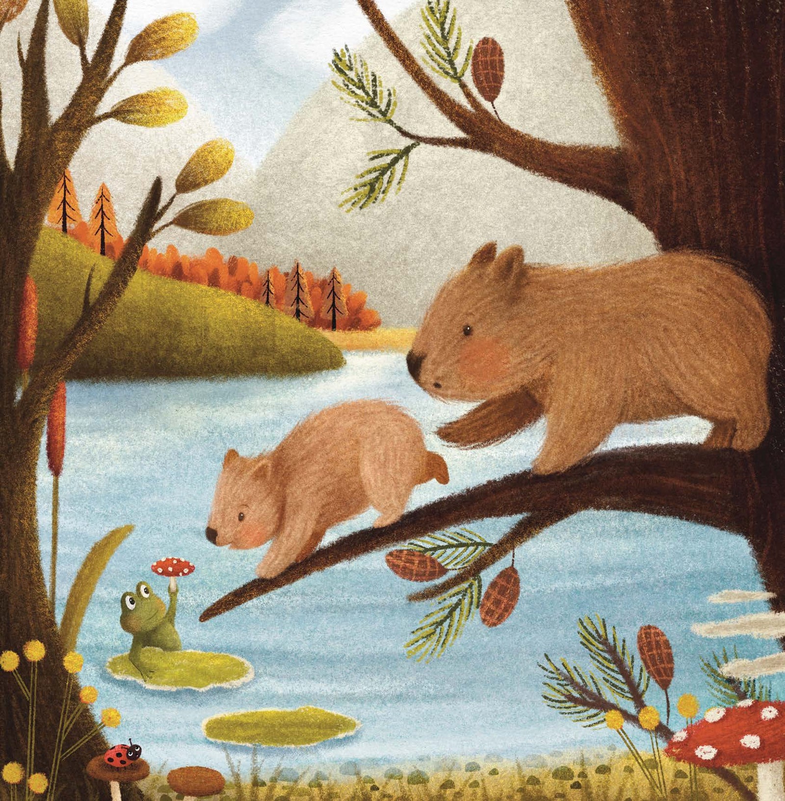 Mini Card - Wombats