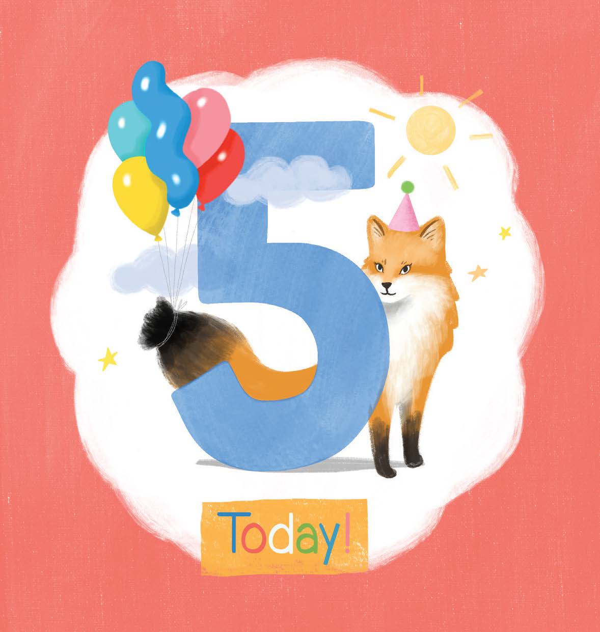 Mini Card - Fox is Five Today