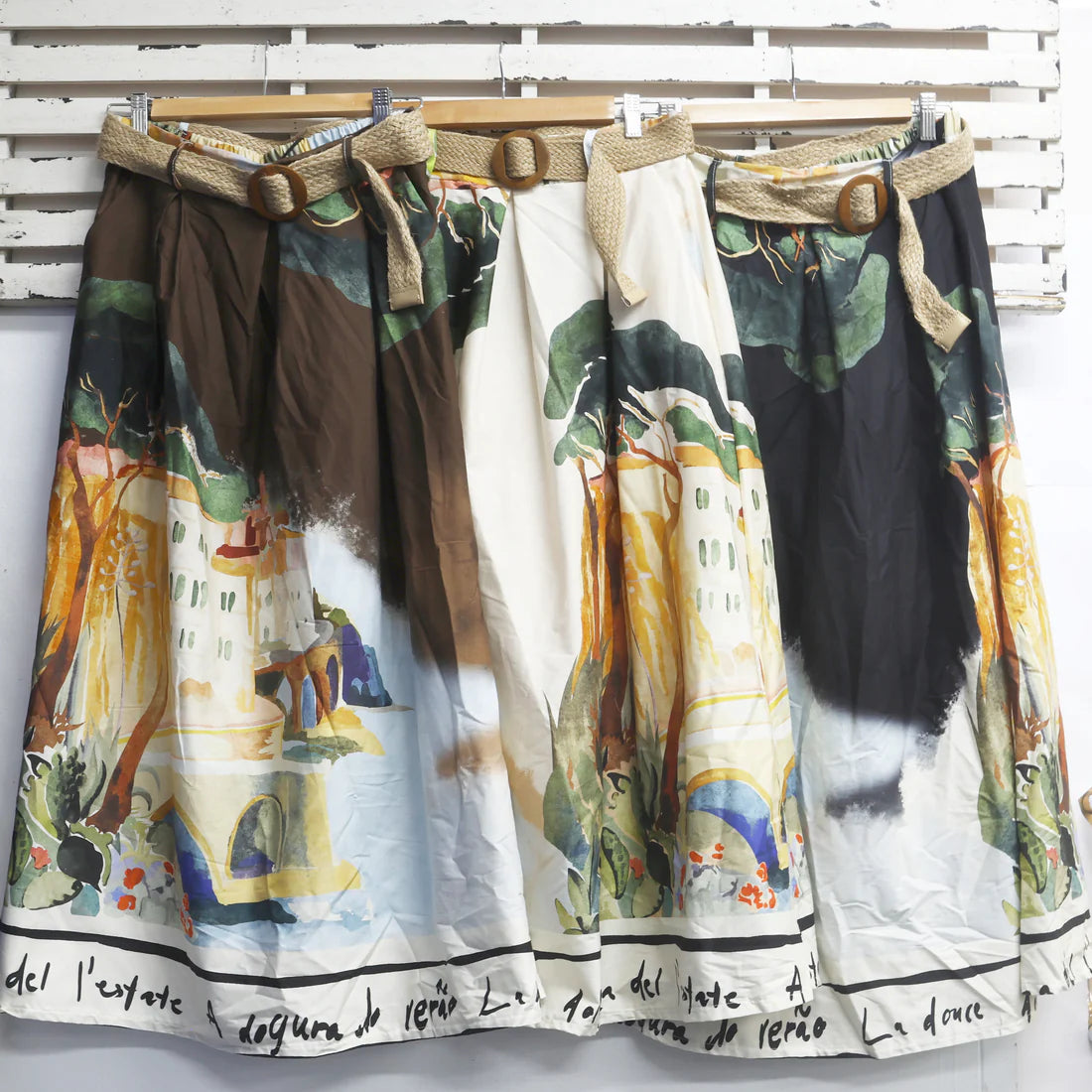 Mill & Hide - cindy.g- French Print Cotton Skirt