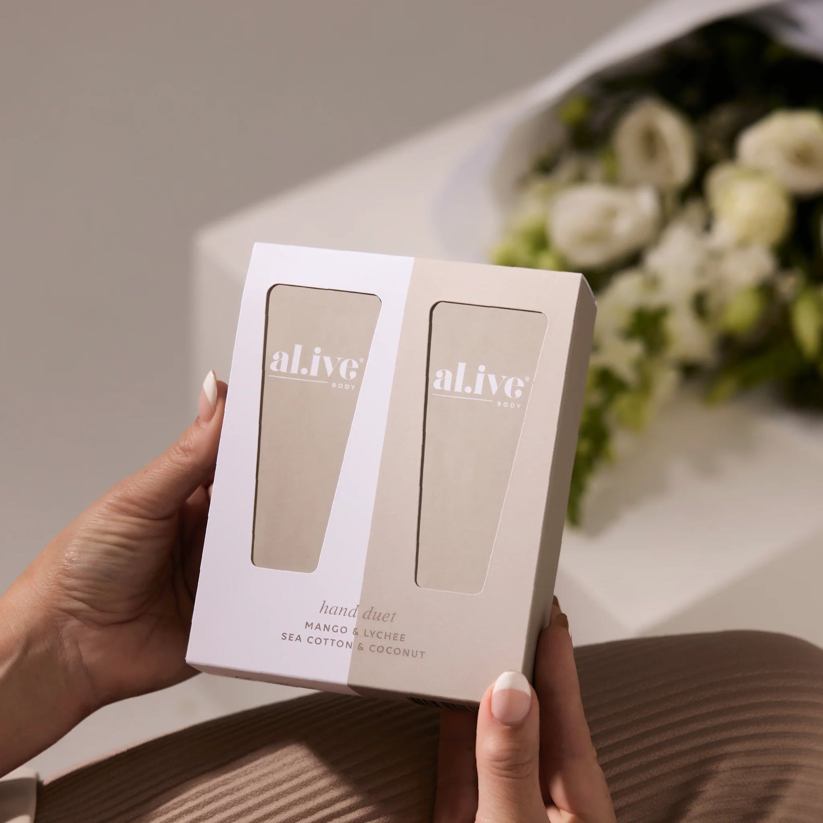 al.ive body - Hand Duet - Mango & Lychee + Sea Cotton & Coconut