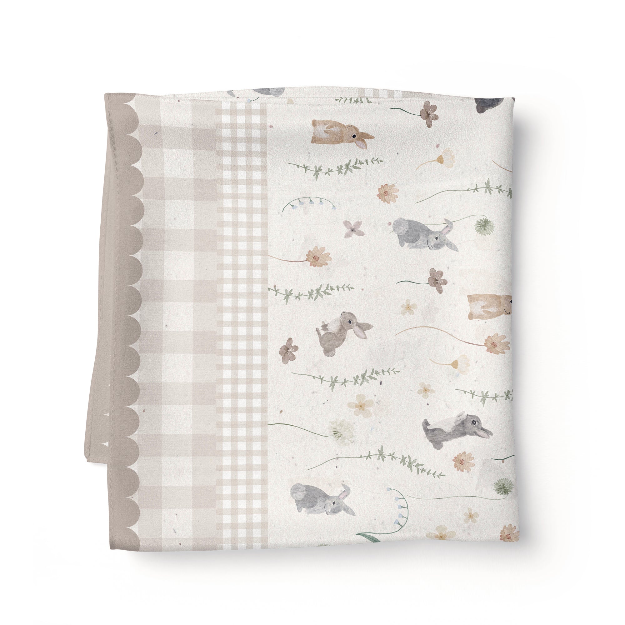 Farmhouse Bunnies Cotton Table Cloth