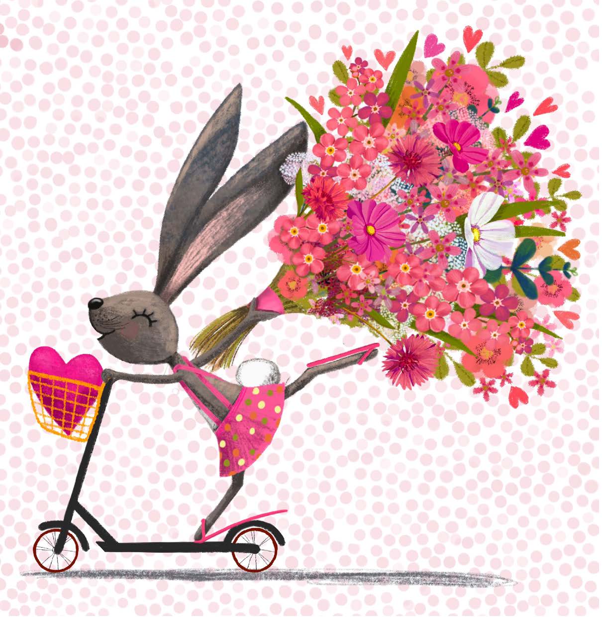 Mini Card - Scooter Flower Delivery