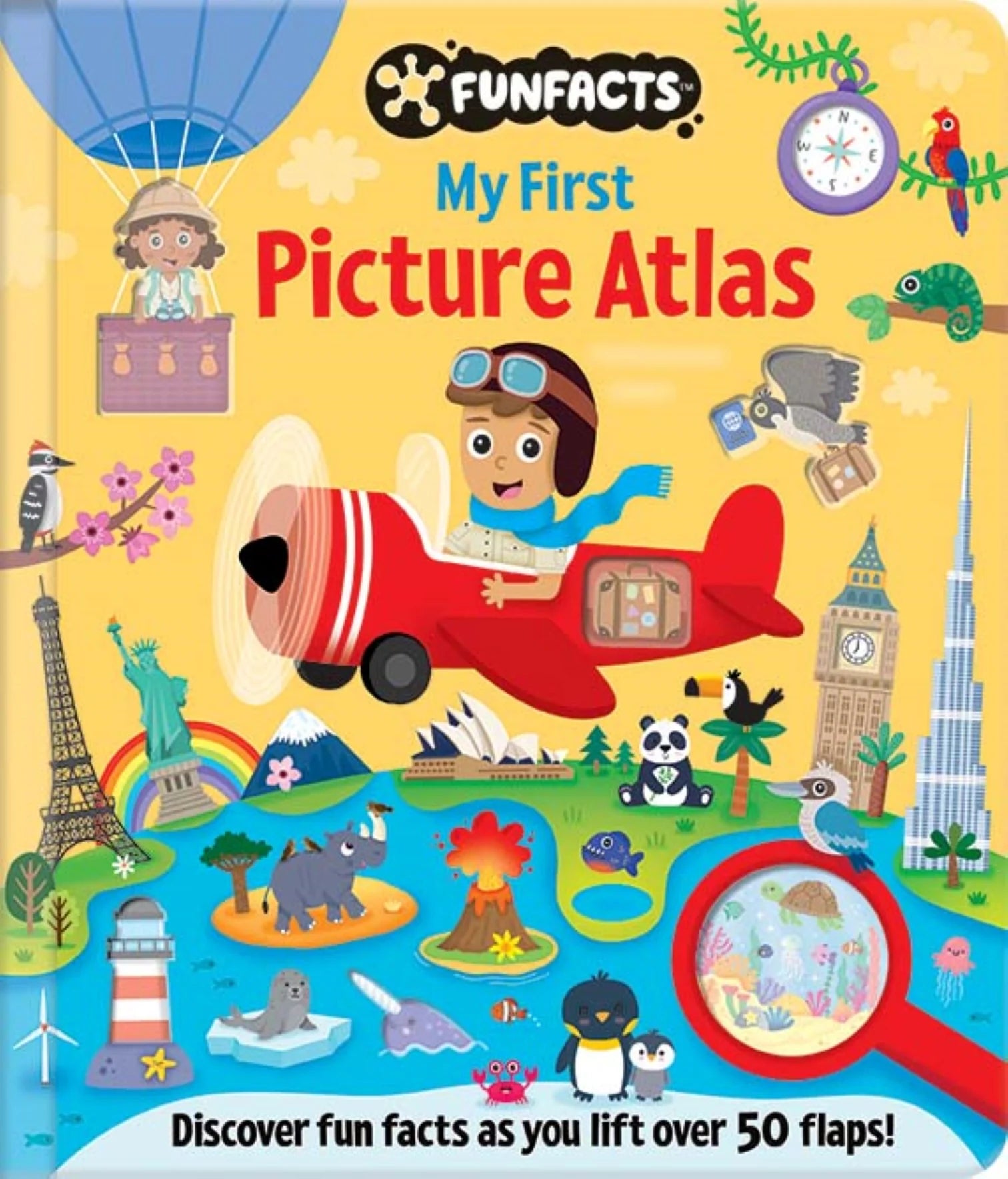 Fun Facts - Lift the Flap Board Book - Picture Atlas