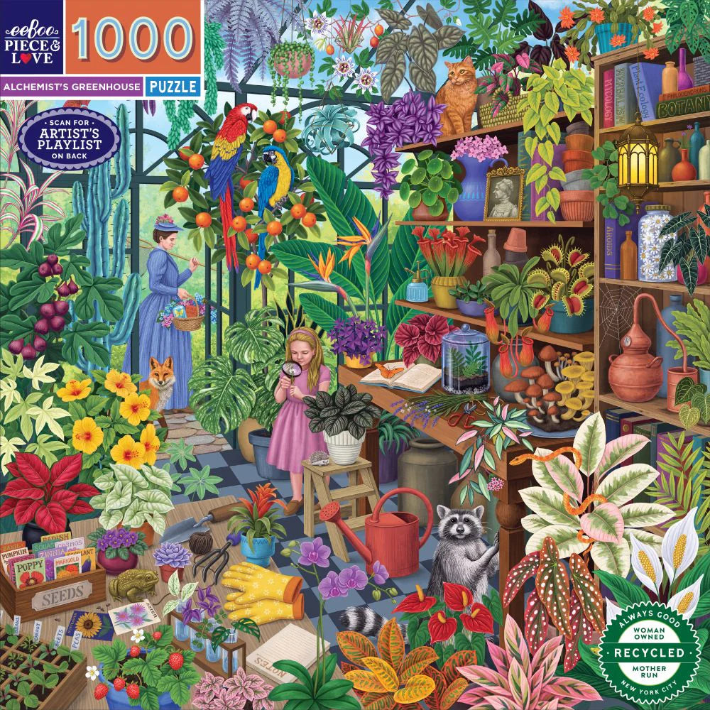 eeBoo 1000 Pc Puzzle - Alchemist Greenhouse