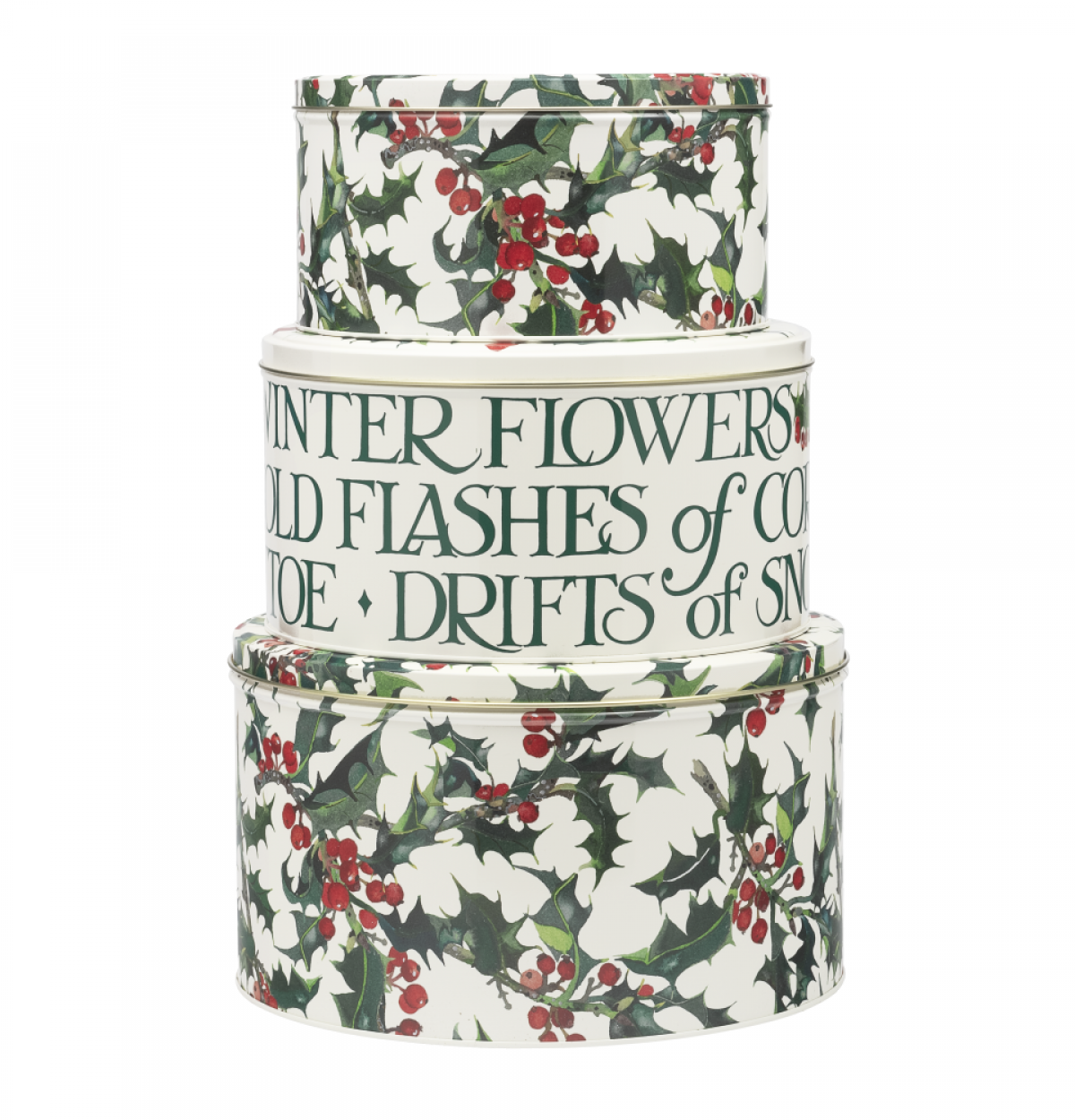 EB Holly Round Cake Tins Set of 3