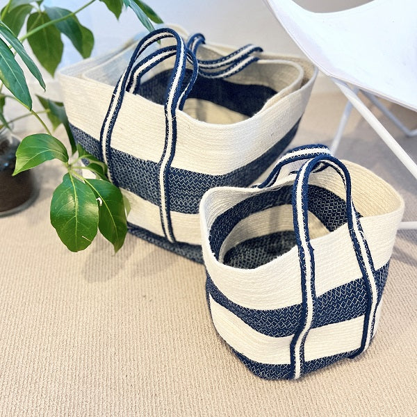 Balah Blue Stripe Baskets
