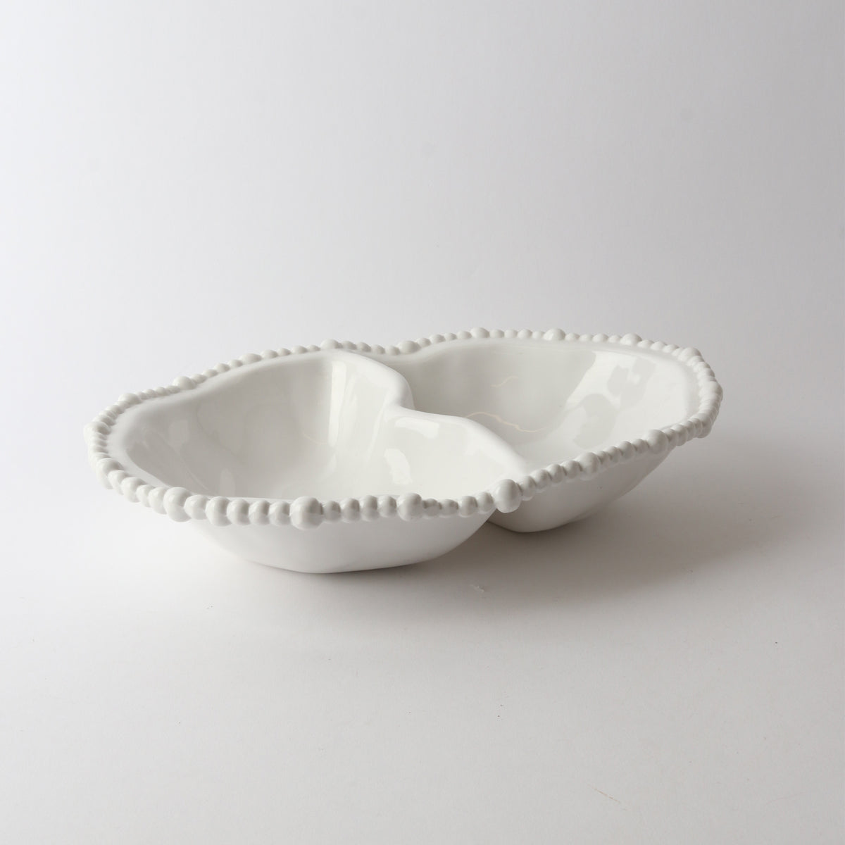 Mel. Pearl Double Serving Bowl