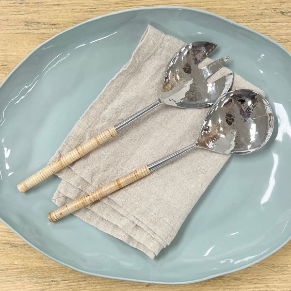 Wicker Salad Servers