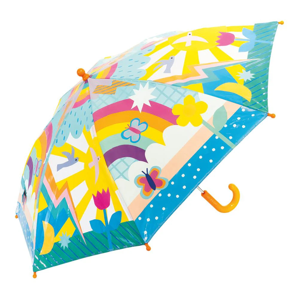 Floss &amp; Rock Large Colour Changing Umbrella - Rainbows