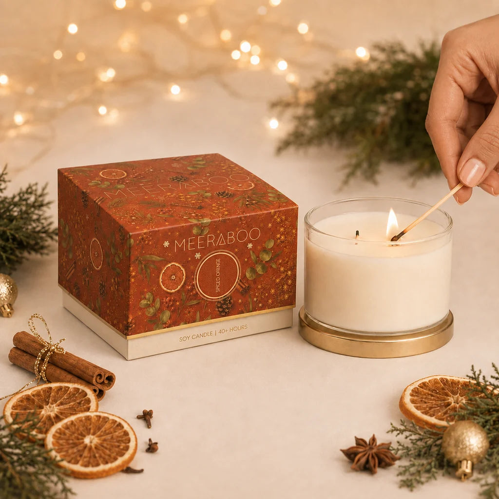 Spiced Orange Gold Lid Soy Candle